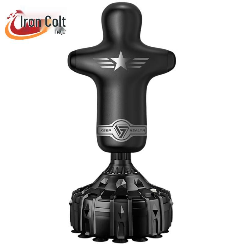 Iron Horse Standing Punching Bag with Gloves