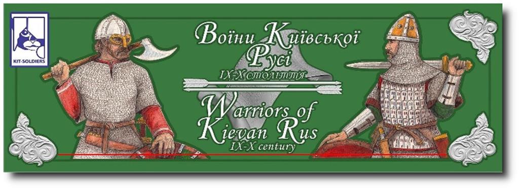 Kit-Soldiers 1/32 9th-10th Century Kievan Rus Warriors (8 Figures) Plastic Figures KSU32011 (Person)