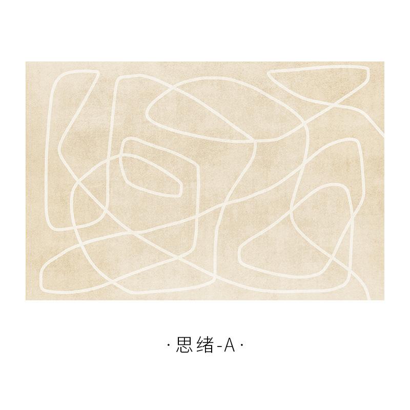 Japanese Minimalist Living Room Decoration Plush Carpet Soft Rugs for Bedroom Lounge Rug Non-slip Fluffy Mat Large Area Carpets