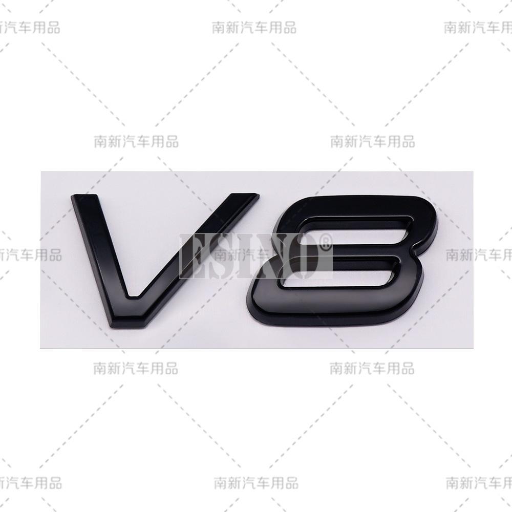 

New 3D V8 ABS Adhesive Rear Trunk Emblem Body Badge Sticker for Volvo S80 XC90 4.4 V8 B8444S