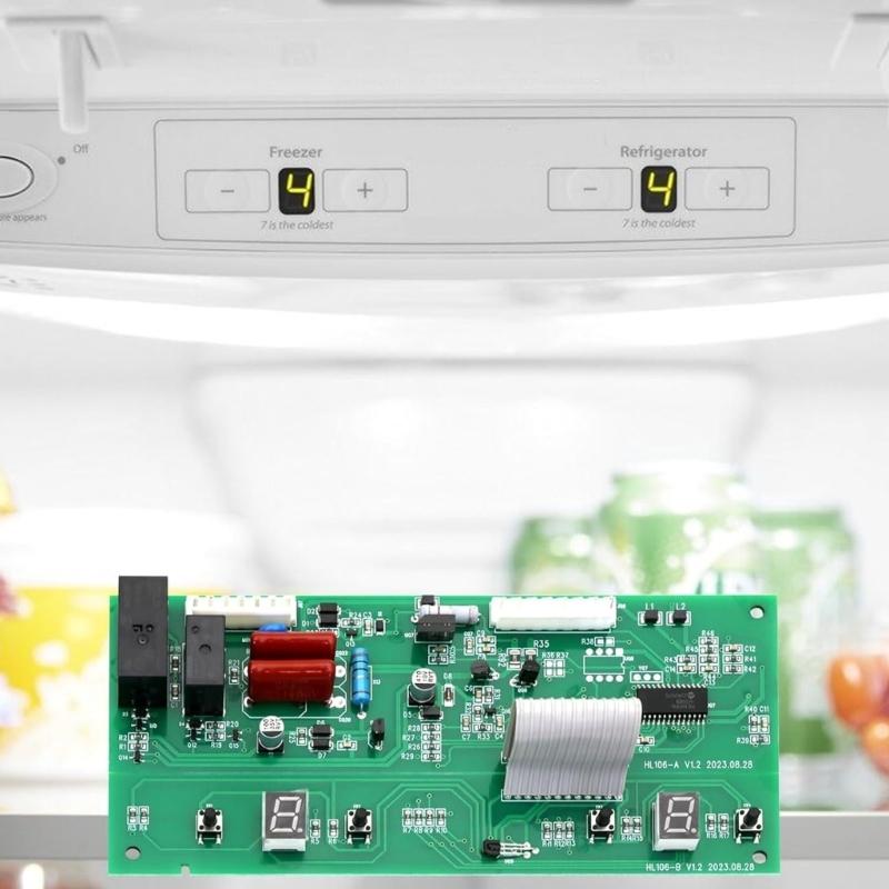 Praktische Kühlschrank-Leiterplatte Kühlschrank-Hauptplatine für den Heim- und Gewerbegebrauch Gewährleistung stabiler Leistungen