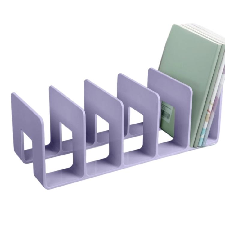 Acrylic Bookends Book Storage Stand File Sorter Reading Shelf Book Stands Decorative Bookends