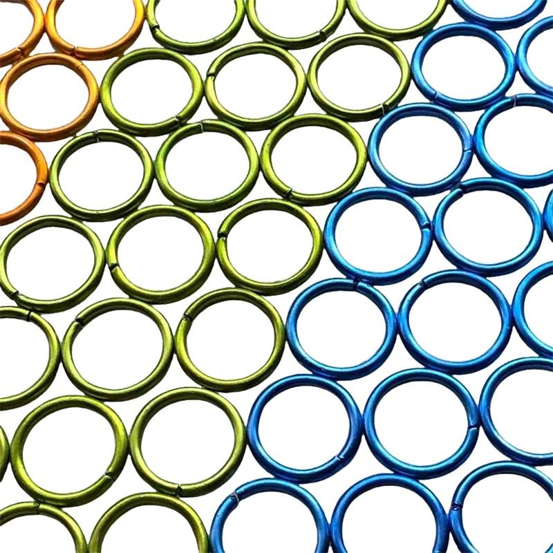 100 SZT./Zestaw Pierścienie na Nogi Gołębi Obrączki na Nogi Piskląt Ptaków Aluminiowe Identyfikacyjne Pierścienie na Nogi dla Przepiórek Gołębi Pierścienie Zaciskowe Akcesoria dla Ptaków