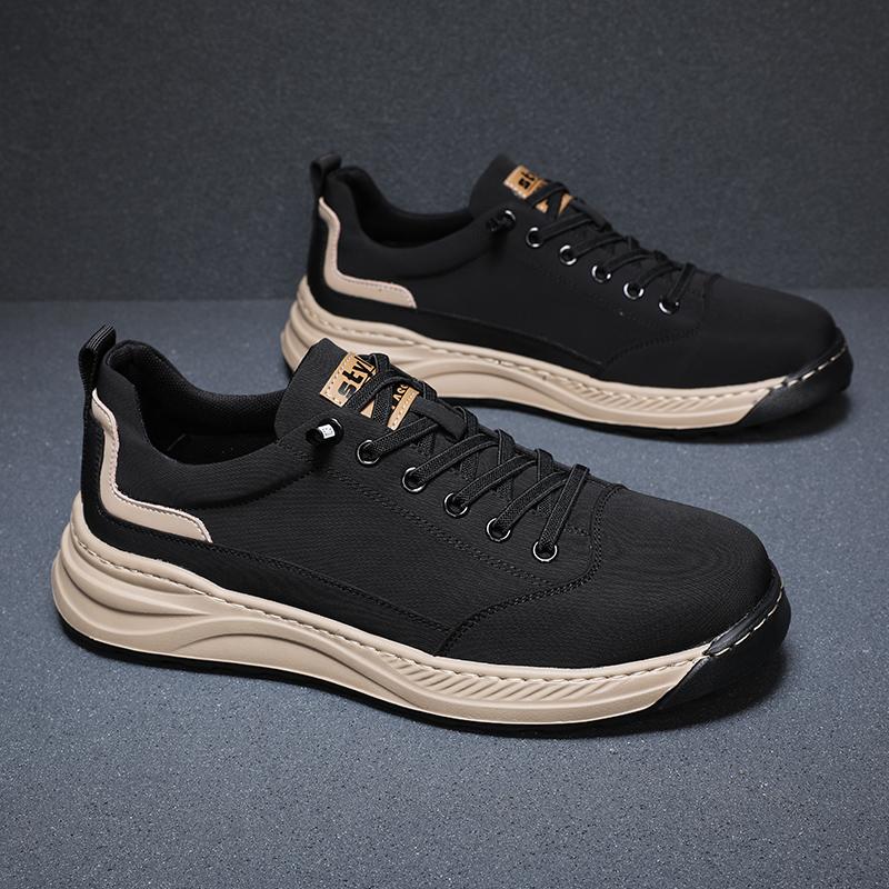 ModeNeuer Trend Lässige Lederschuhe Vielseitige Freizeit Herren-Sneaker Rutschfestes Trekkingschuhwerk Ultraleichte Bequeme Herren-Vulkanisierte Schuhe