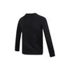 Nike Logo Print Casual Pullover Sweatshirt Kids Tops Black CV9297-011