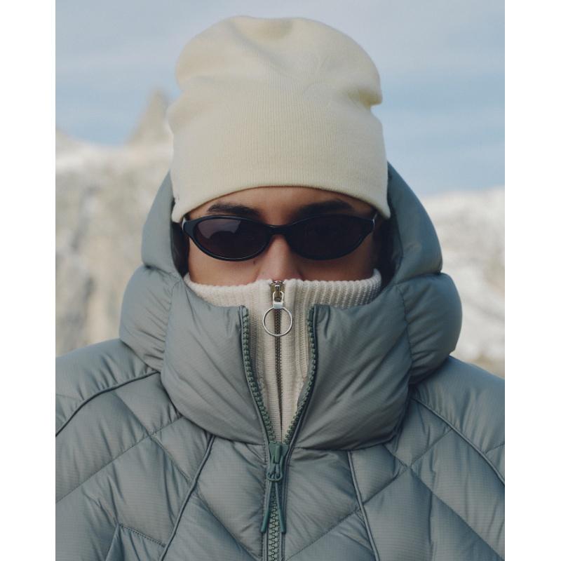 Unisex Irregular Hooded Puffer Jacket Loose Thick Quilted Warm Winter Outer Coat