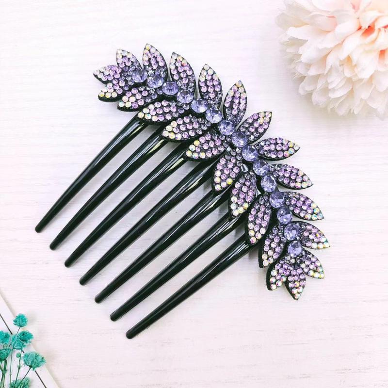 1PC Fashion Hair Comb Women Hairpin Rhinestone Hair Ornament Ladies Headwear Hair Accessories