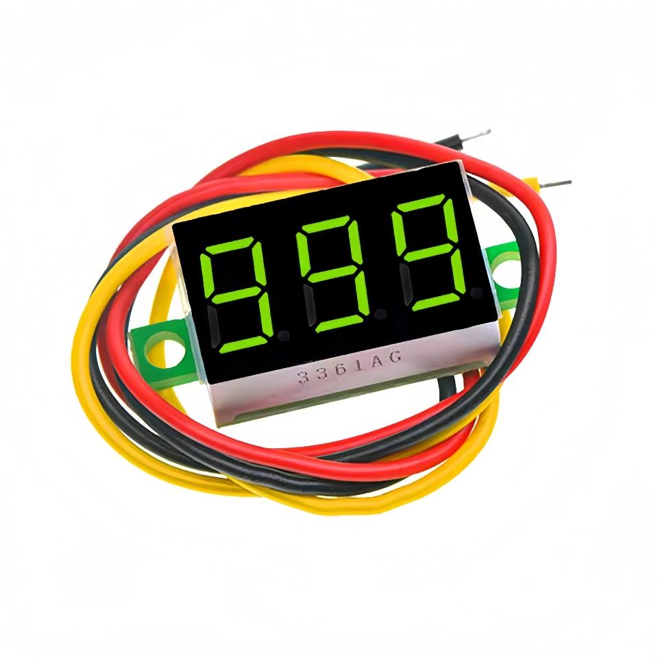 0.28 / 0.36 Inch DC LED Digital Voltmeter Mini 0-100V Voltage Meter Car Mobile Power Voltage Tester Detector 12V Red Green Blue