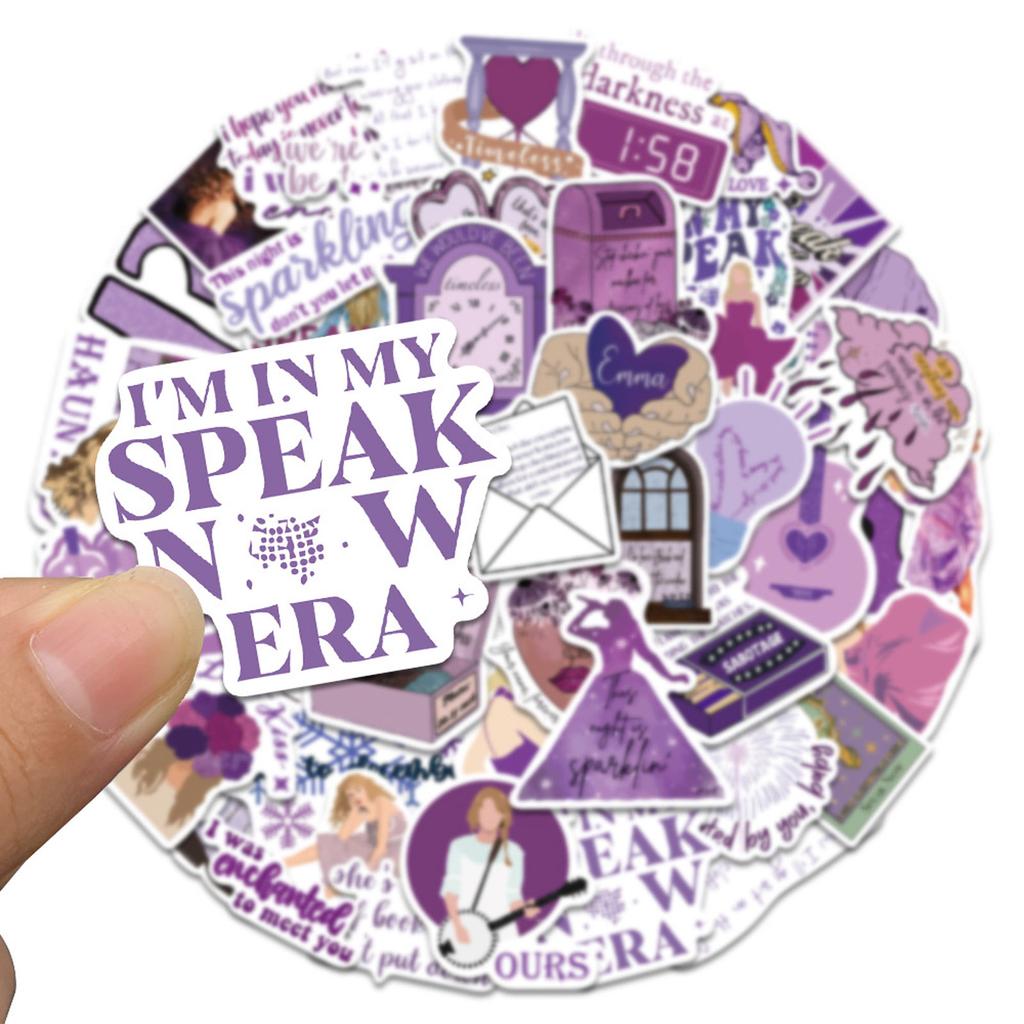 50 Music Album Stickers, Luggage, Guitar, Scooter, Phone Case, Water Cup Stickers