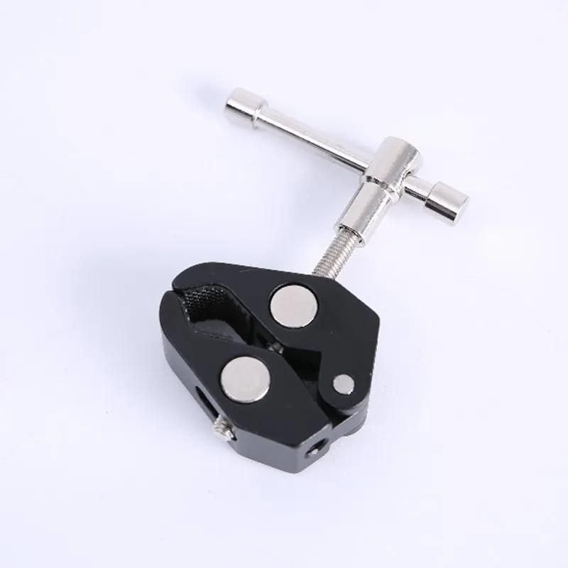 Metal Bar Clamp Klemmen Super C Clamps DSLR Rig LCD Monitor Studio Light Metal Crab Pliers Clip Super T-track Clamp