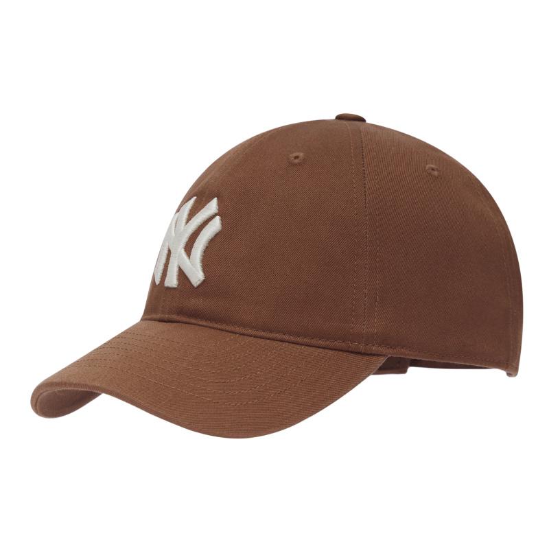MLB Cotton Baseball Cap Hats & Caps Unisex Brown Fashion 3ACP6601N-50BRL