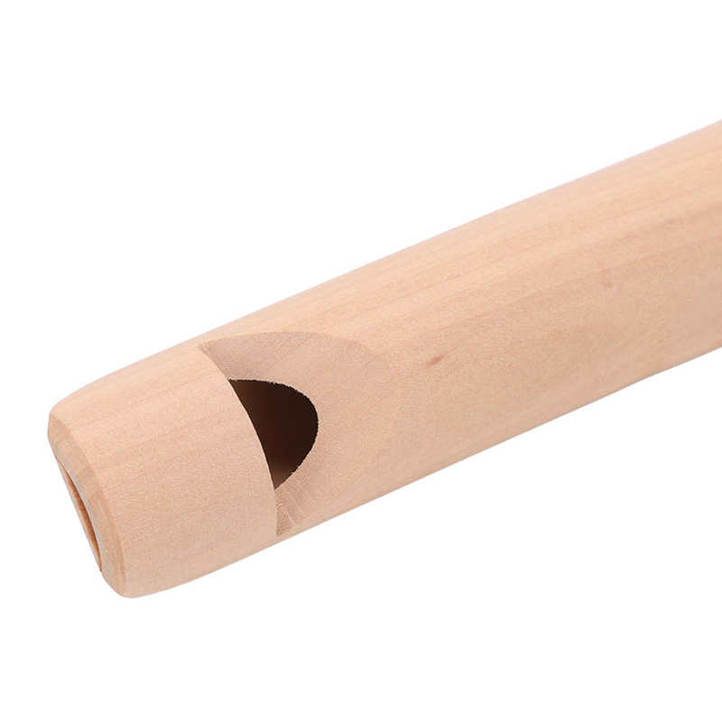 Wood Slide Whistle Water Based Paint Wooden Push Pull Flute for Vocal Training