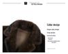 Men's Double-Sided Sable Fur Mid-Length Winter Coat
