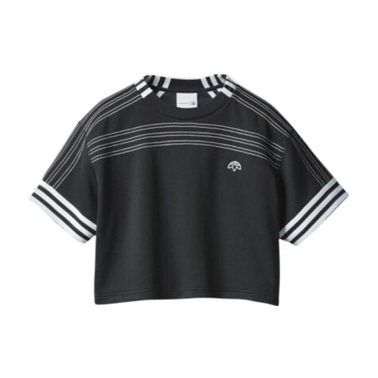 (WMNS) adidas x Alexander Wang Cutsew Womens Cropped Jersey  Black  Women s BR9215 XXS