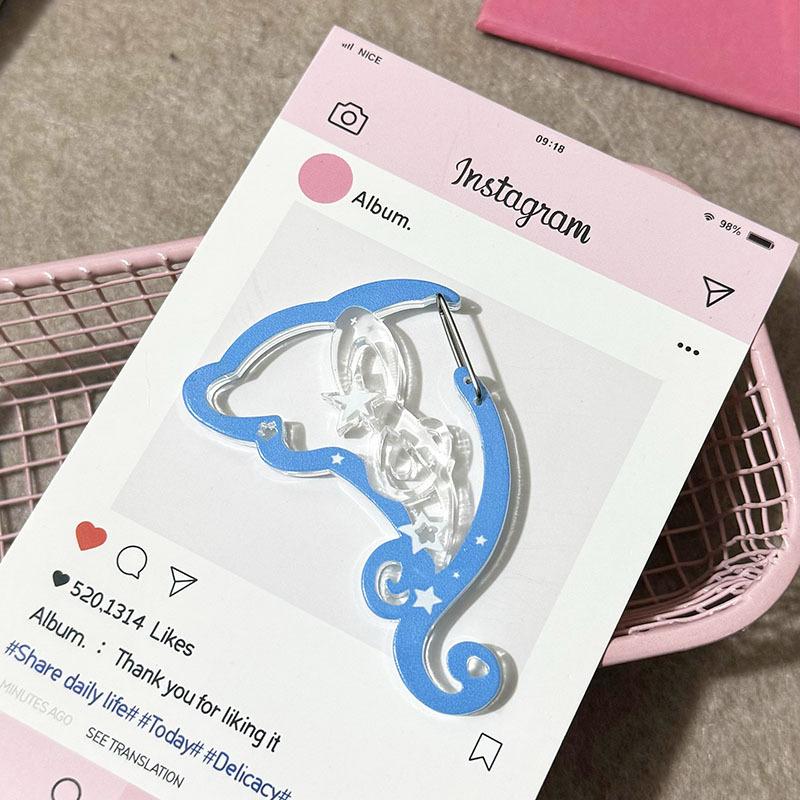 Kreativ Form Karbinhake Koreansk Handtält Dekoration Ryggsäck Hänge Tecknad Väskberlocker Ryggsäcksaccessoarer