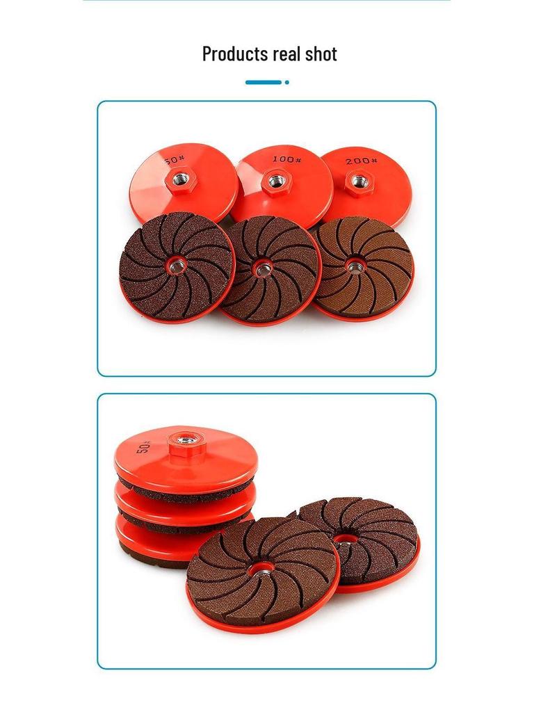 Integrated Grinding Disc for Tile, Marble, Cement & Metal Polishing with Angle Grinder