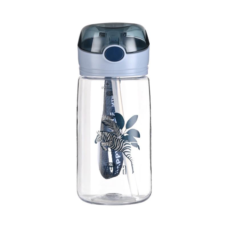 Water bottle straw cup cute simple maternity delivery room portable summer space cup male and female students sports water cup plastic cup