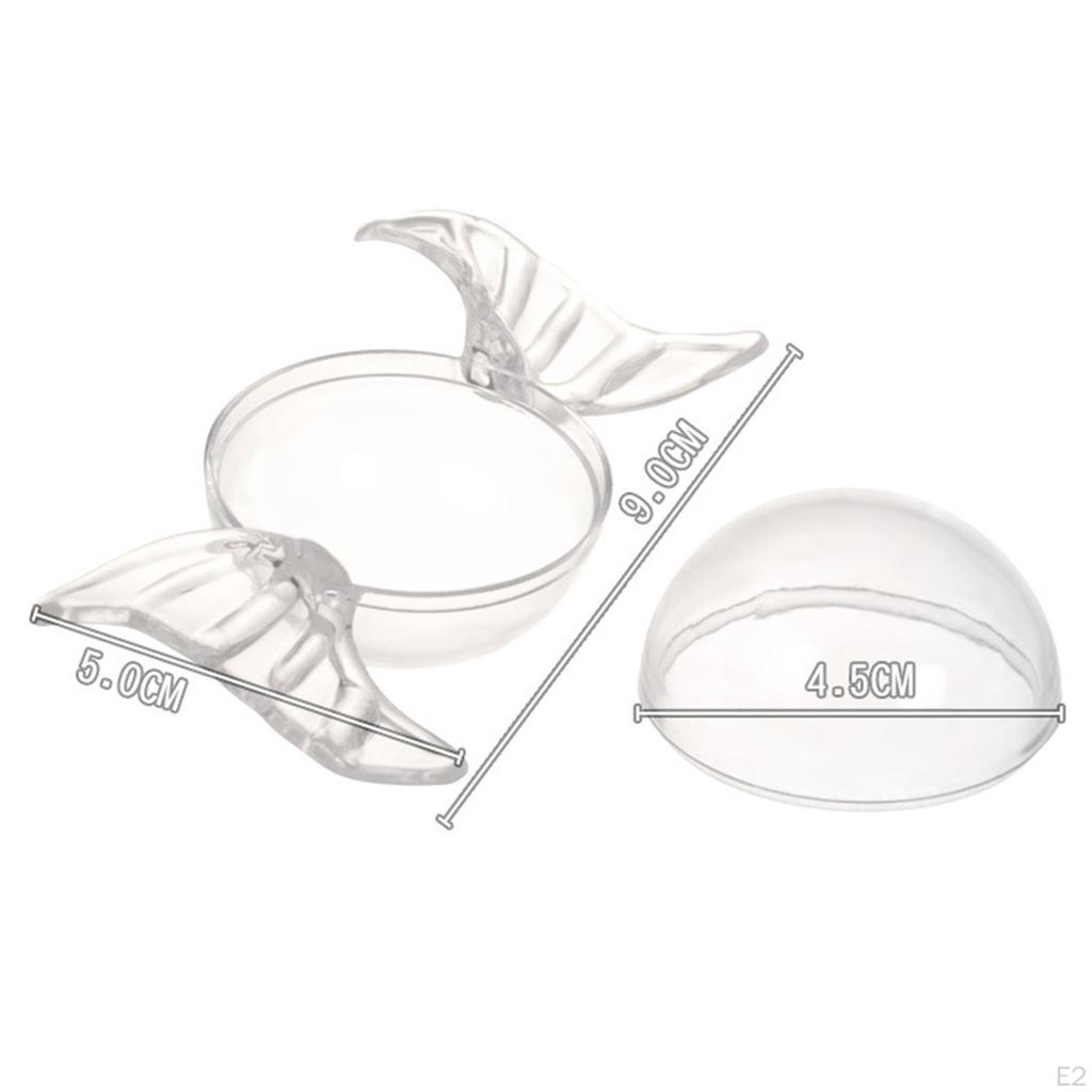 12 Pieces Candy Shaped Jewelry Box, Case Gift, DIY Accessories, Clear Beads Storage