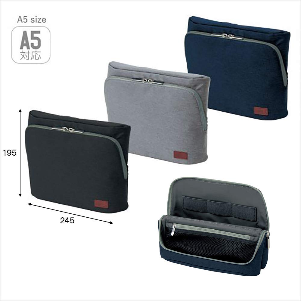 Sonic Smartasta Wide A5 Navy Bag-in-Bag U-Trim UT-1902-K