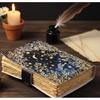 Tree of Life Leather Grimoire Journal: Handmade Spell Book, Antique Paper