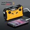 Emergency Radios Output 5V/2A AM/ FM Radio Solar Hand Crank USB Rechargeable Torch Reading Lamp SOS Alarm Power Bank