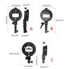 Speedlite Mount Adapter Bracket for Flash Light Softbox Snoots S-Type Grip Stand