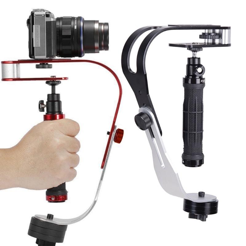 Aluminum Alloy Handle Grip Stabilizer Holder Stand Handheld Tripod For DSLR Camera Video Gimbal Smartphone Holder