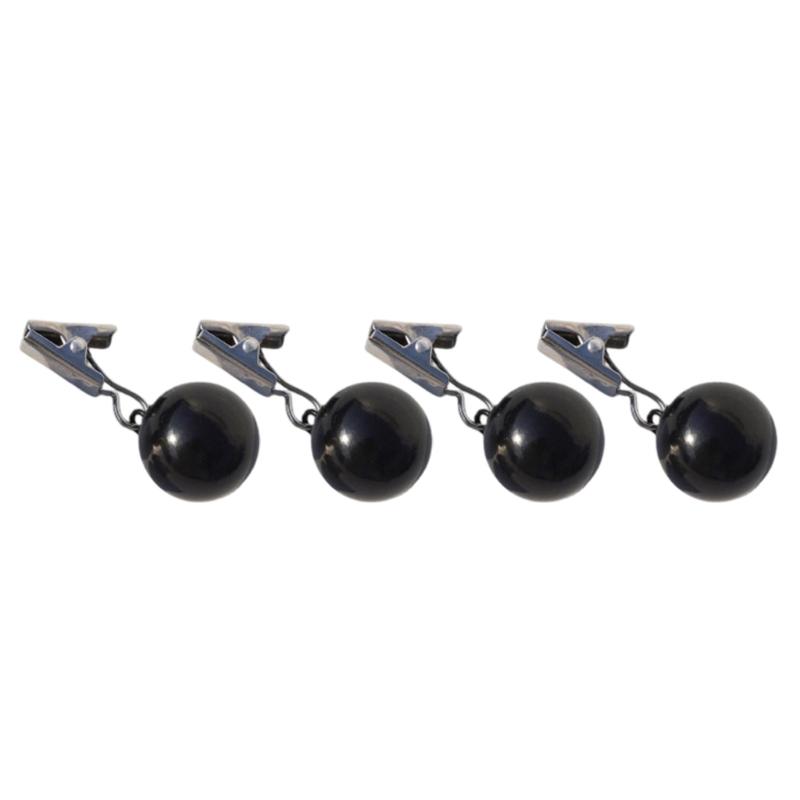 652F Outdoor Curtain Weights Heavy Duty Drapery Weights with Metal Clip for Shower Curtains Tablecloths,and Garden Flags