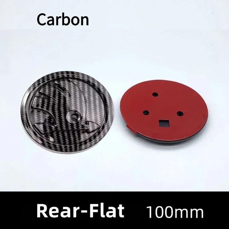 

Car Sticker Skoda 2026 Hot 100mm ABS Car Front Emblem Rear Trunk Badge Sticker for Skoda Fabia 1 2 A7 Octavia RS Superb Rapid Ye