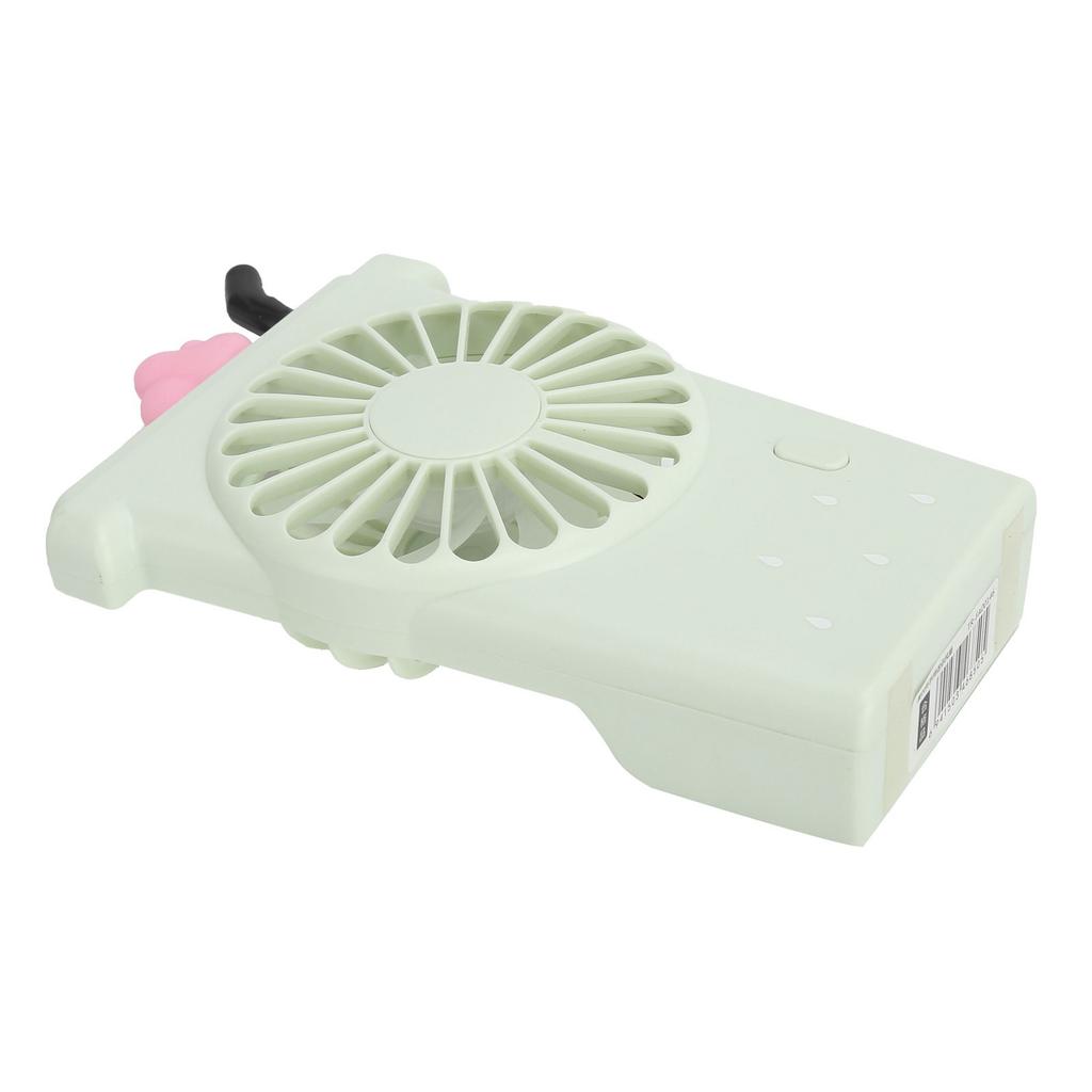Handheld Mini Fan USB Rechargeable Electric Desk Portable Cartoon 3 Speeds for Home Outdoors