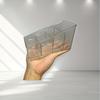 Home desktop organizer tea bag cosmetics compartment storage box remote control bracket transparent refrigerator storage basket