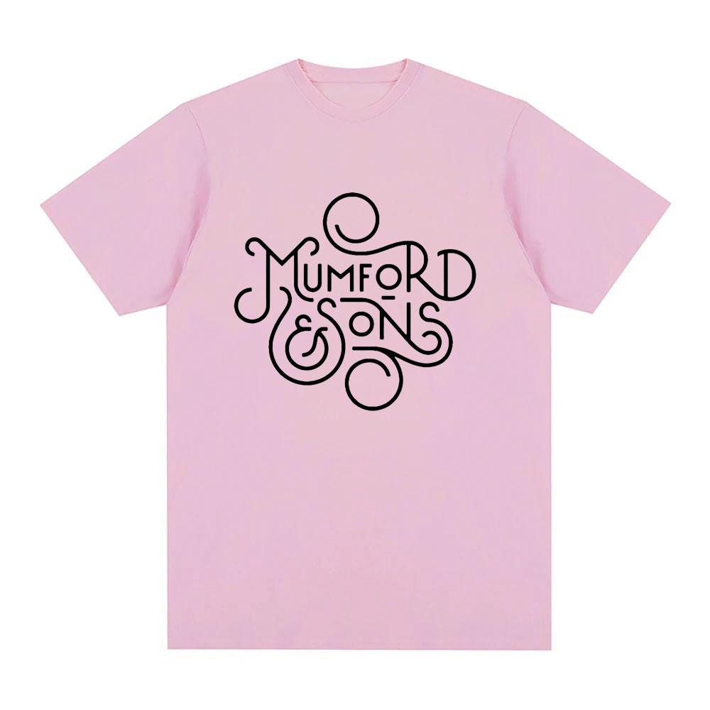 Mumford & Sons Logo T-shirt Summer Graphic Hip Hop 100%Cotton High Quality Tee-shir Casual Punk Clothing Singer's Same Style