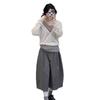 2026 Early Spring V-Neck Long Sleeve Three-Piece Set: Vest & Wide-Leg Pants.