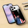 Statue L-Liberty America USA Flag Phone Case Magnetic For iPhone17 16 15 14 13 12 Pro Max For Magsafe Wireless Charging Cover