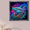 Full 5D DIY Diamond Painting Painted Shark Diamond Embroidery Full Cross Stitch Home Decoration Handmade Gift