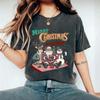 Vintage Christmas TShirt Funny Santa Reindeer SnowUnisex Graphic Comfort Colors Fan Tee Graphic TShirt Gift for Women Unisex TShirt