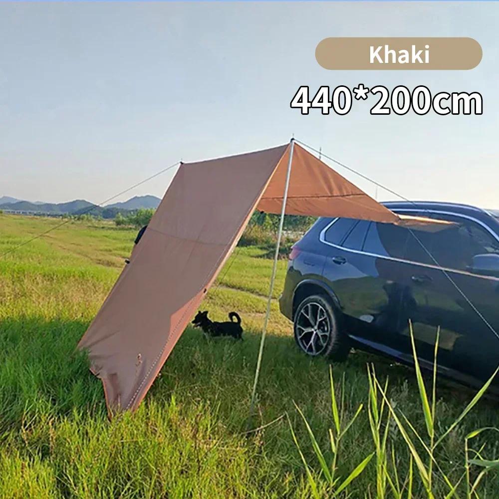 Waterproof RV Car Shelter Shade Tent Outdoor Camping Luxury Tent for SUV Car Side Roof Top Rainproof Canopy for RV Accessories