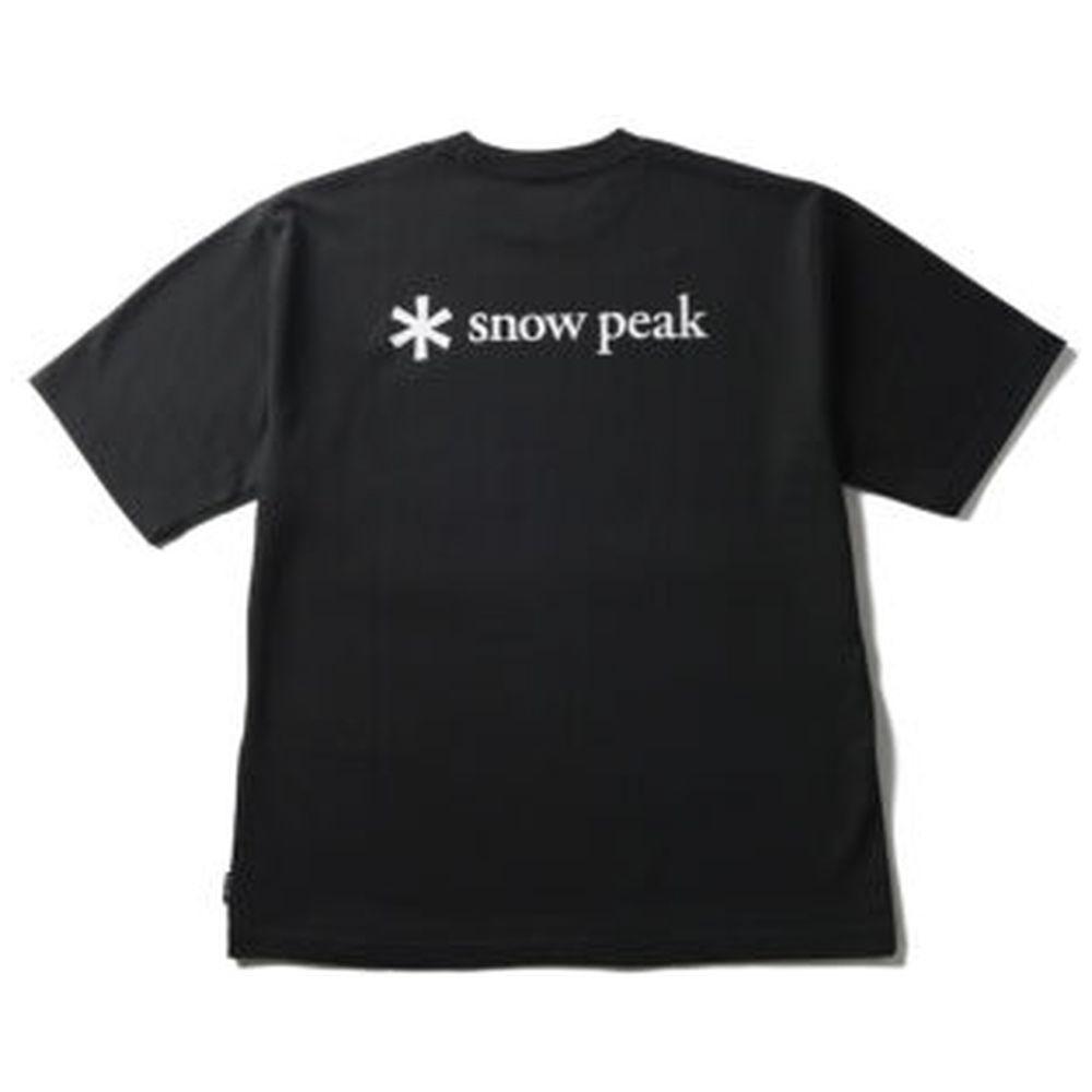 Snow Peak T shirT Nsd Back prinTed Logo T shirT Xl Size Black