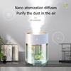 2000ml Air Humidifier Usb Ultrasonic Aromatherapy Essential Oil Diffuser With Led Lamp Triple Nozzle Heavy Fog Aroma Humidifiers