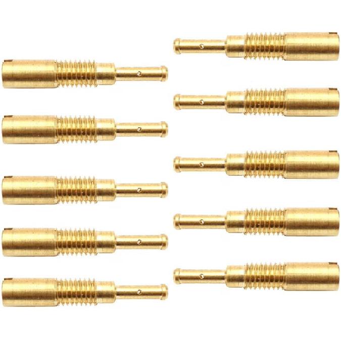 Pack of 10pcs Pilot Jet M5 5mm Slow Idle Jet M5x0.8mm Thread for PZ19 Carburetor Injector Nozzle(Size 52-75)