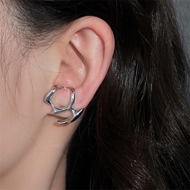 New Fashion metal Irregular stud Earrings  for Women Girl Gift Jewelry Wholesale