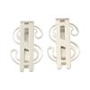 Stainless Steel Dollar Sign Money Clip & Bookmark – Creative and Practical Gift Card Holder
