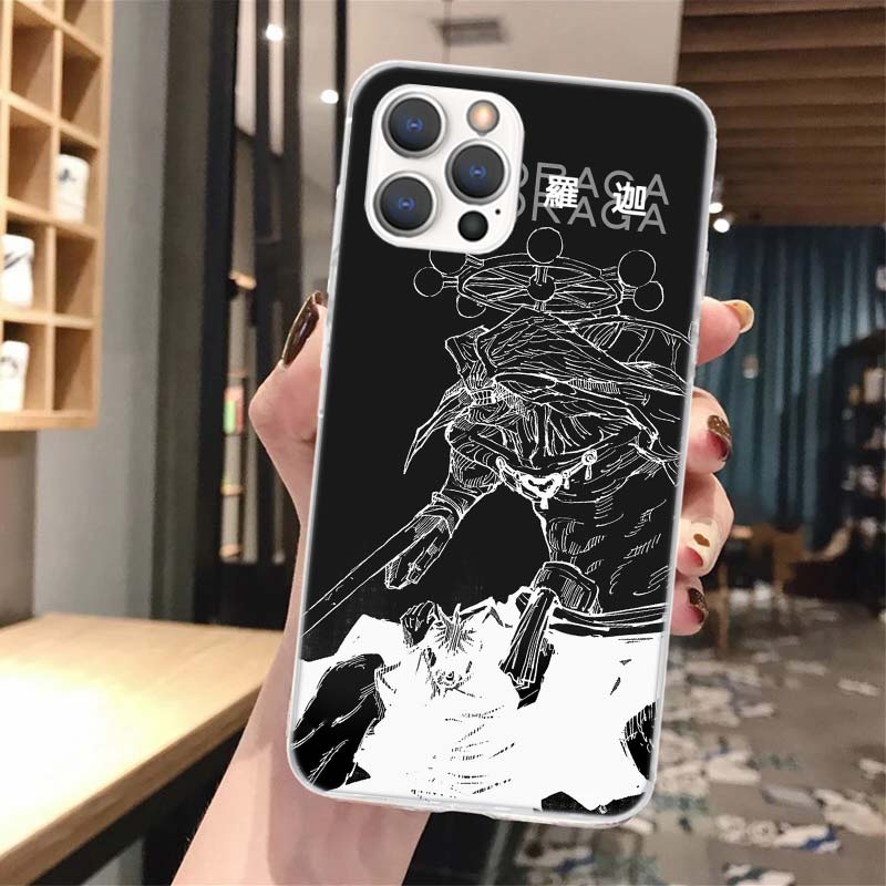 Kaisen J-Jujutsu Sukuna Mahoraga Soft Phone Case For iPhone 17 Air 16 16E 15 14 Plus 13 Mini 12 11 Pro Max X XR XS 7 8 + SE 2020
