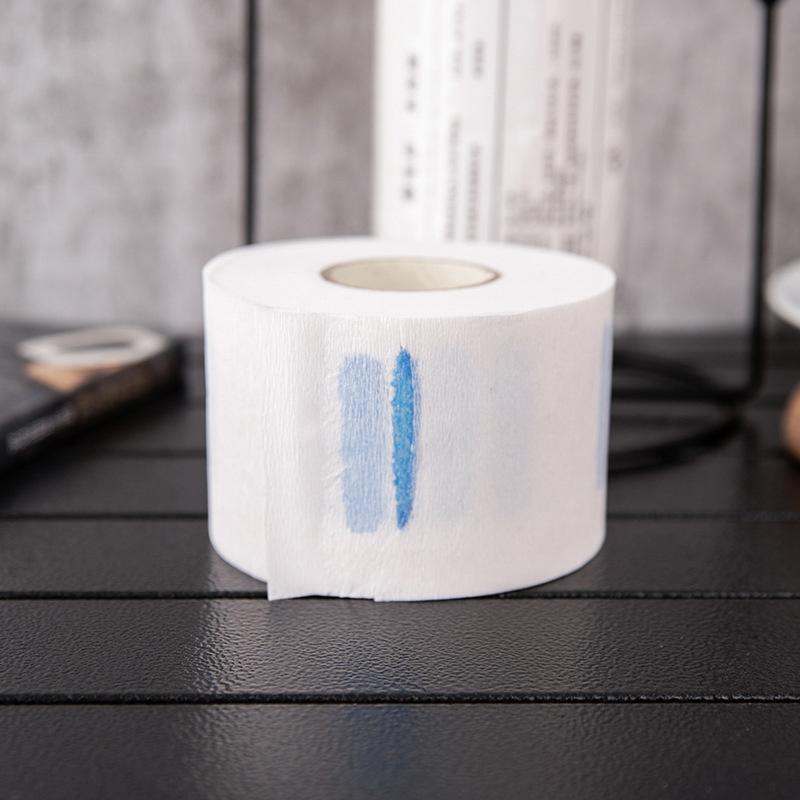 

80 шт./Р Одноразовая парикмахерская бумажная полоска для шеи Предотвращает попадание стриженых волос Защита для ухода Салонный протектор Папиросная бумага для впитывания пота 1pcs