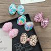 Sequin Bow Hair Clips Cute Princess Glitter Hair Pins Multiple Vibrant Colors Bow Hairpin For Girls Daily Party Hair Accessories
