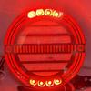 2Pcs Round LED Trailer Tail Light With Brake Light DRL Flow Turn Signal Lamp Car Truck Ships Bus Boat Caravan 12V 24V