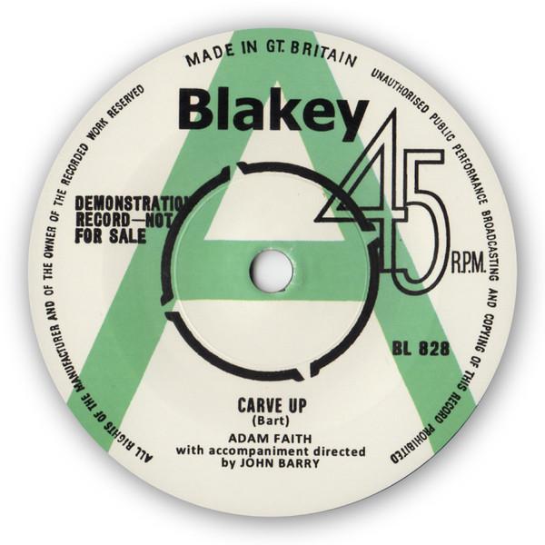 

7-дюймовая пластинка ADAM FAITH / SHANE FENTON & THE FEN - Carve Up / Sparkling Brown Eyes BL828 BLAKEY UK Рок Б/У