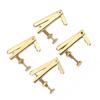 4Pcs Durable Metal Fine Tuners String Adjusters Replacement Parts for 3 4 4 4 Cello(Gold)