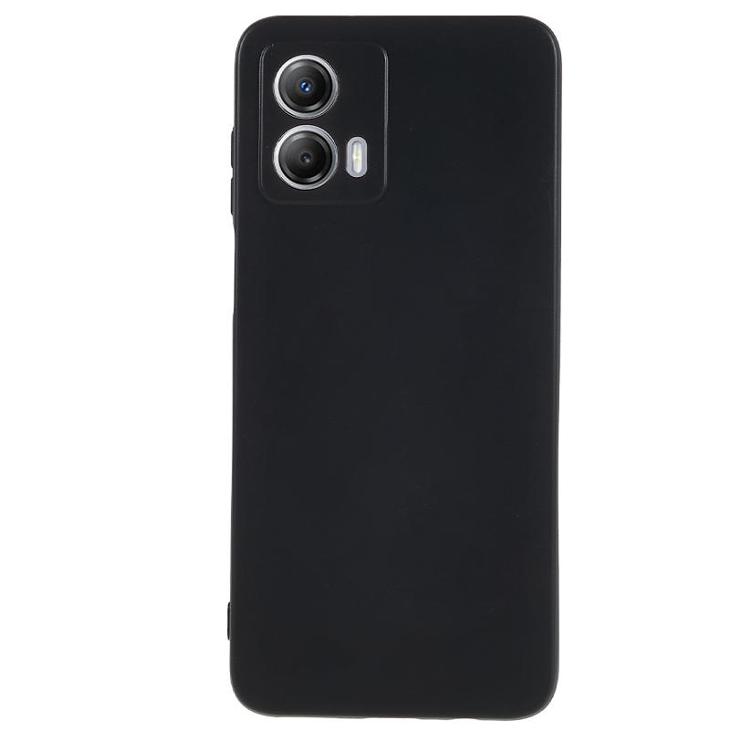 

For Motorola Moto G53 5G Soft TPU Case Glossy Anti-scratch Phone Cover Black