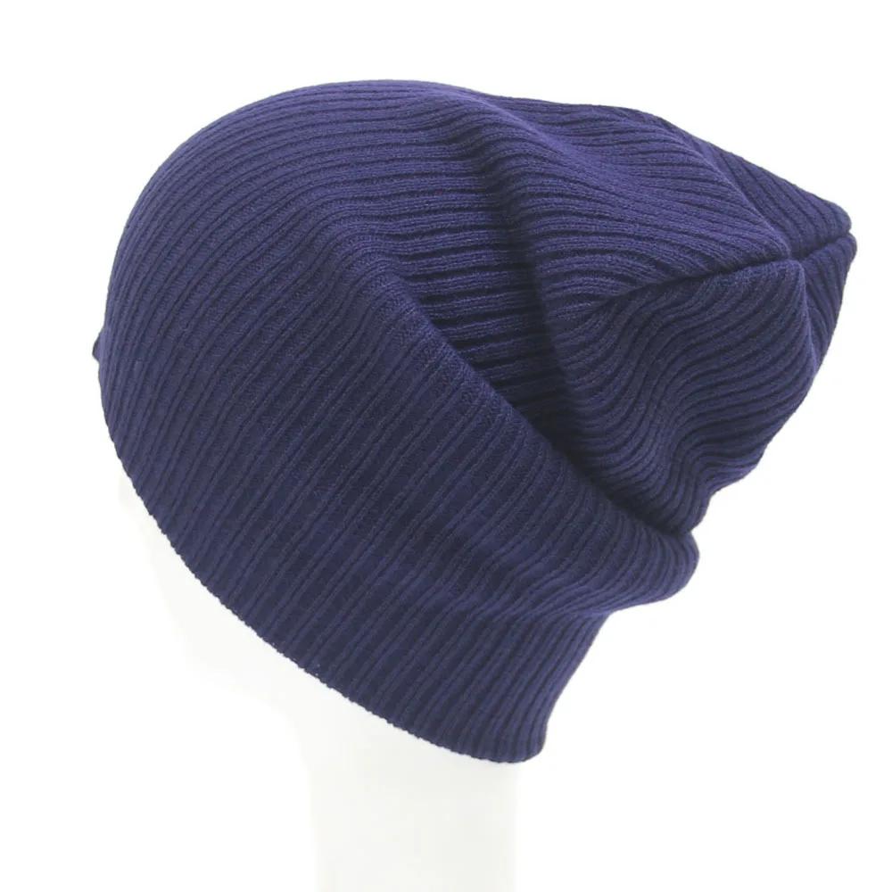 Elastic Solid Color Warm Knitted Hat New Simple Soft Thin Knitted Hat Outdoor Warm and Cold Resistant Fashionable Hat